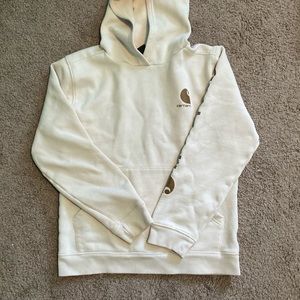 kids carhartt hoodie size XL